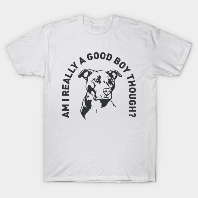 Who's A Good Boy? T-Shirt by The_Black_Dog